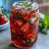 Strawberry Basil Lemonade Pitcher