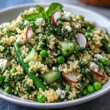 Spring Pea Mint Couscous Salad