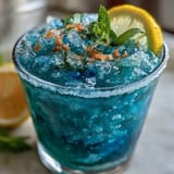 Blue Raspberry Lemonade Slushie