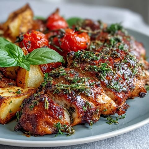 Spring Dinner Sheet Pan Chicken