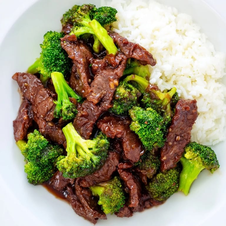 Enjoy a quick peek at this easy, flavorful beef and broccoli recipe ready to devour.