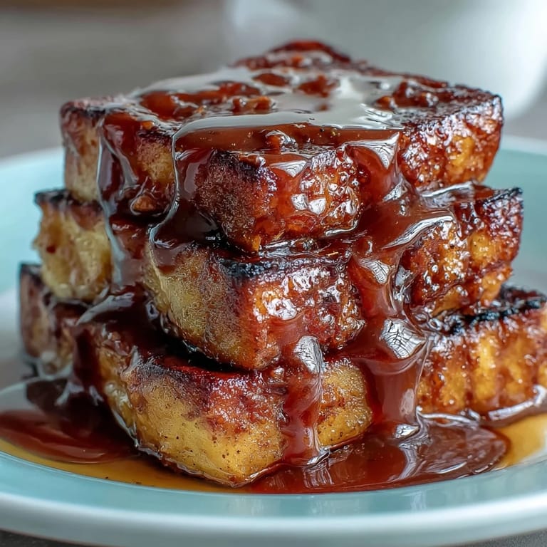 Spiced sweet potatoes baked until tender in a glossy cinnamon-vanilla brown sugar glaze, ideal for soul food dinners.
