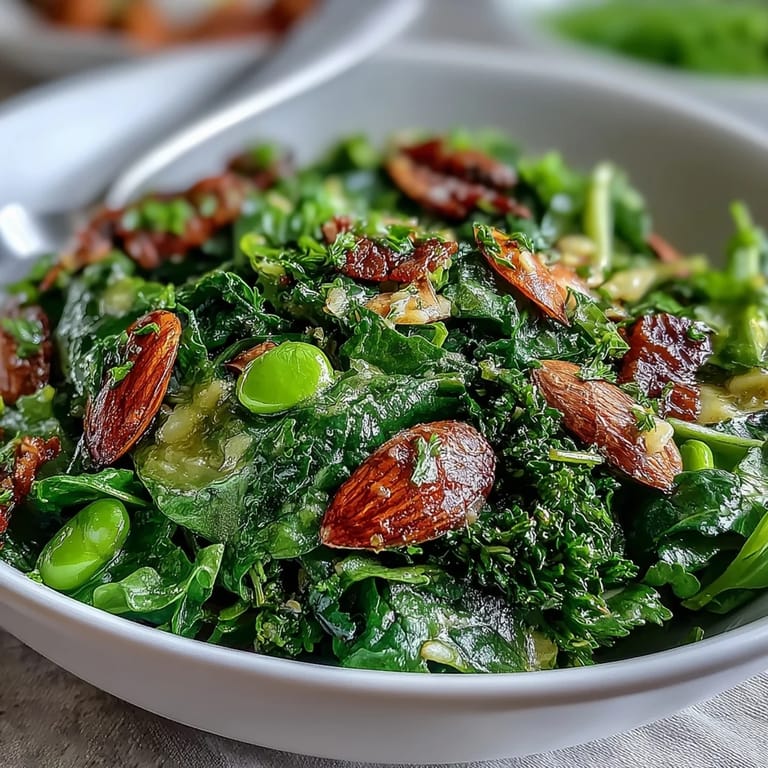 Crisp mixed greens tossed in tangy honey mustard dressing, topped with snap peas, radishes, and golden toasted almonds.