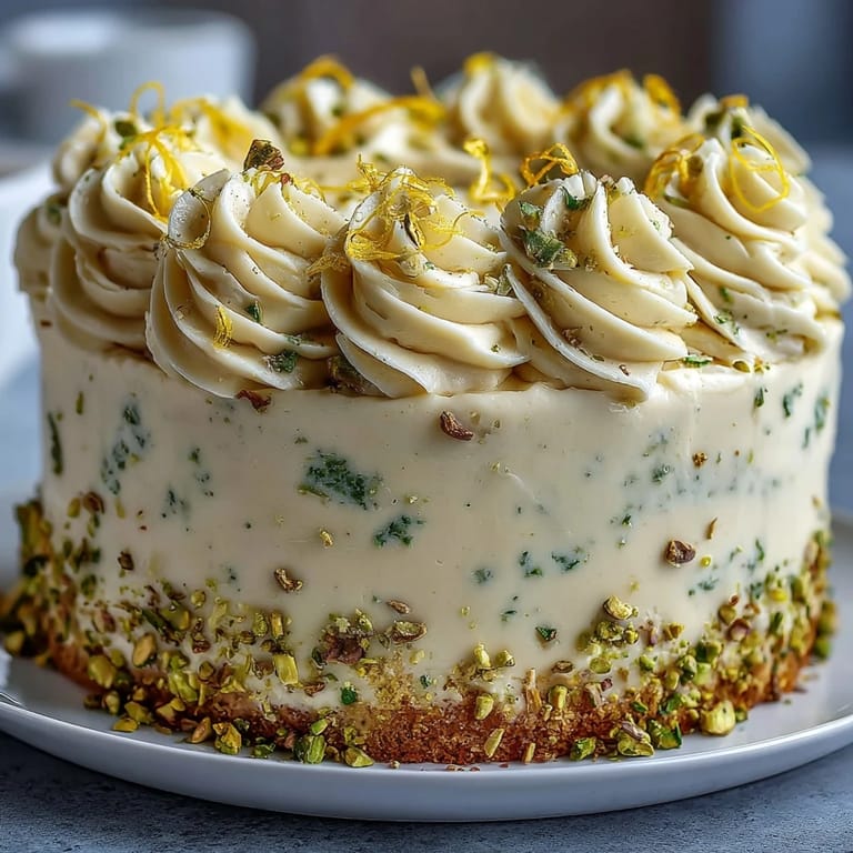 Fluffy layered lemon cake awaits a cheerful spring birthday celebration.