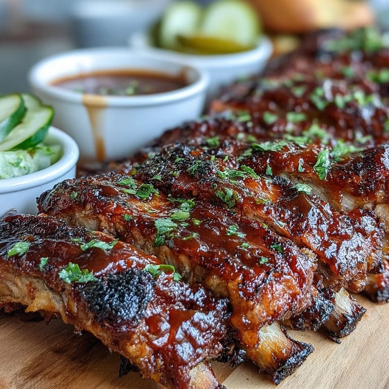 Tender, glazed pork ribs for your Father's Day BBQ celebration.