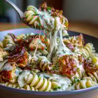 Creamy French Onion Chicken Pasta with caramelized onions and melted Gruyère in a savory one-pot meal.